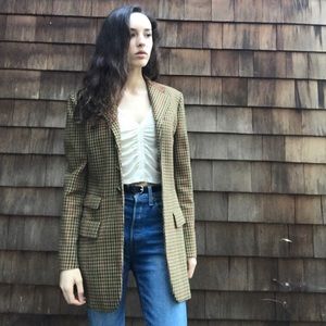 Ralph Lauren Purple Label Plaid Blazer